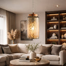 Hospitality furniture - Silver Glass Pendant Light - www.oroatrade.com