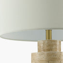 Modern European furniture - Beige Cement Linen Table Lamp - www.oroatrade.com