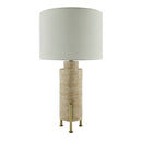 Modern European furniture - Beige Cement Linen Table Lamp - www.oroatrade.com