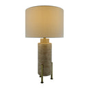 Modern European furniture - Beige Cement Linen Table Lamp - www.oroatrade.com