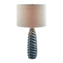 Hospitality furniture - Gold Leaf Sculpted Table Lamp - www.oroatrade.com