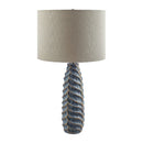 Hospitality furniture - Gold Leaf Sculpted Table Lamp - www.oroatrade.com