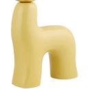 Modern European furniture - White Glass Sculptural Table Lamp - www.oroatrade.com