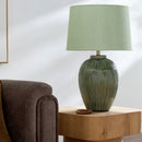 Hospitality furniture - Striped Ceramic Accent Table Lamp - www.oroatrade.com