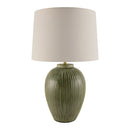 Hospitality furniture - Striped Ceramic Accent Table Lamp - www.oroatrade.com