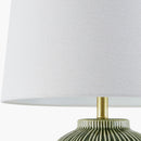 Hospitality furniture - Striped Ceramic Accent Table Lamp - www.oroatrade.com