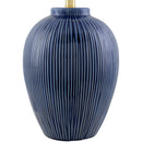 Hospitality furniture - Striped Ceramic Accent Table Lamp - www.oroatrade.com