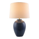 Hospitality furniture - Striped Ceramic Accent Table Lamp - www.oroatrade.com