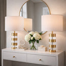 Hospitality furniture - Translucent Crystal Accent Table Lamps (2) - www.oroatrade.com