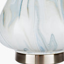 Hospitality furniture - Blue Swirl Ceramic Table Lamp - www.oroatrade.com