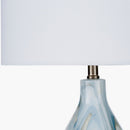 Hospitality furniture - Blue Swirl Ceramic Table Lamp - www.oroatrade.com