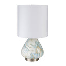Hospitality furniture - Blue Swirl Ceramic Table Lamp - www.oroatrade.com