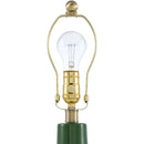 Modern European furniture - Scalloped White Linen Table Lamp - www.oroatrade.com
