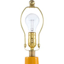 Modern European furniture - Scalloped White Linen Table Lamp - www.oroatrade.com