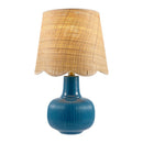 Modern European furniture - Scalloped Beige Jute Table Lamp - www.oroatrade.com