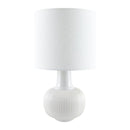 Modern European furniture - Reeded Ceramic Accent Table Lamp - www.oroatrade.com