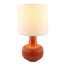 Modern European furniture - Reeded Ceramic Accent Table Lamp - www.oroatrade.com