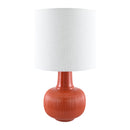 Modern European furniture - Reeded Ceramic Accent Table Lamp - www.oroatrade.com