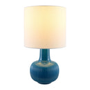 Modern European furniture - Reeded Ceramic Accent Table Lamp - www.oroatrade.com