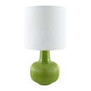 Modern European furniture - Reeded Ceramic Accent Table Lamp - www.oroatrade.com
