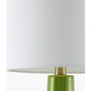 Modern European furniture - Reeded Ceramic Accent Table Lamp - www.oroatrade.com