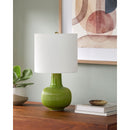 Modern European furniture - Reeded Ceramic Accent Table Lamp - www.oroatrade.com