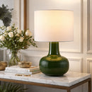Modern European furniture - Reeded Ceramic Accent Table Lamp - www.oroatrade.com