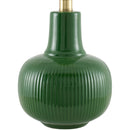 Modern European furniture - Reeded Ceramic Accent Table Lamp - www.oroatrade.com