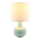 Modern European furniture - Reeded Ceramic Accent Table Lamp - www.oroatrade.com