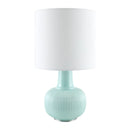 Modern European furniture - Reeded Ceramic Accent Table Lamp - www.oroatrade.com