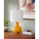 Modern European furniture - Reeded Ceramic Accent Table Lamp - www.oroatrade.com