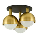 Hospitality furniture - Gold Dome 3-Light Ceiling Lamp - www.oroatrade.com