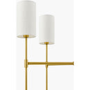 Hospitality furniture - White Linen 5-Light Pendant Lamp - www.oroatrade.com
