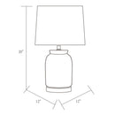 Contract furniture - Geometric Patterned Ceramic Table Lamp - www.oroatrade.com