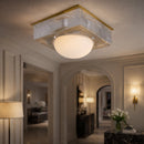 Hospitality furniture - White Glass Wall Lamp - www.oroatrade.com