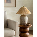 Modern European furniture - Seagrass Fibers Accent Table Lamp - www.oroatrade.com