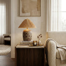 Modern European furniture - Seagrass Fibers Accent Table Lamp - www.oroatrade.com