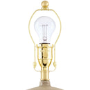 Modern European furniture - White Linen Empire Table Lamp - www.oroatrade.com