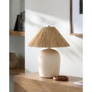 Modern European furniture - Seagrass Fibers Accent Table Lamp - www.oroatrade.com