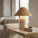 Modern European furniture - Seagrass Fibers Accent Table Lamp - www.oroatrade.com