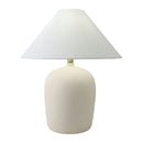 Modern European furniture - White Linen Empire Table Lamp - www.oroatrade.com