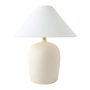 Modern European furniture - White Linen Empire Table Lamp - www.oroatrade.com