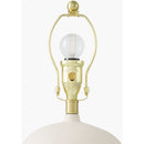 Modern European furniture - White Linen Empire Table Lamp - www.oroatrade.com