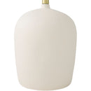 Modern European furniture - White Linen Empire Table Lamp - www.oroatrade.com