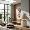 Modern European furniture - Empire Seagrass Accent Table Lamp - www.oroatrade.com