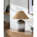 Modern European furniture - Seagrass Fibers Accent Table Lamp - www.oroatrade.com