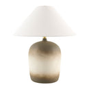 Modern European furniture - White Linen Empire Table Lamp - www.oroatrade.com