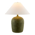 Modern European furniture - White Linen Empire Table Lamp - www.oroatrade.com
