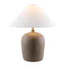 Modern European furniture - White Linen Empire Table Lamp - www.oroatrade.com
