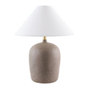Modern European furniture - White Linen Empire Table Lamp - www.oroatrade.com
